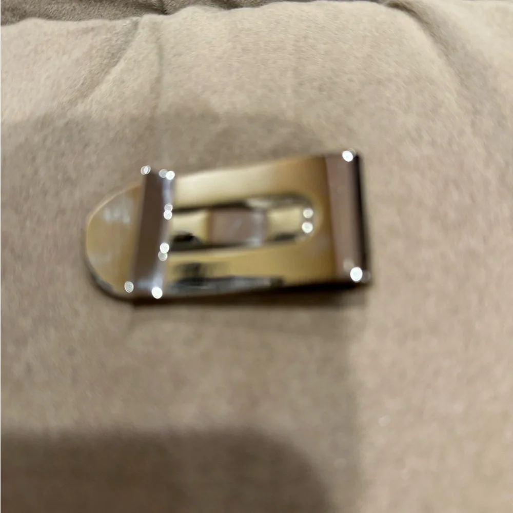 New money clip - Black and silver with initials T K J engraved